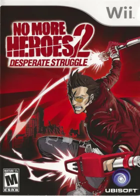 No More Heroes 2- Desperate Struggle box cover front